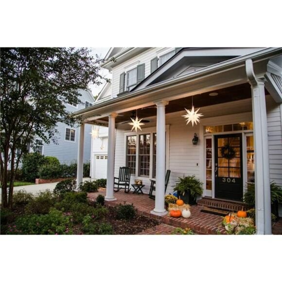 Logic 14” Bright White LED Moravian Star Tree Topper - Hanging Outdoor/Indoor - Picture 4 of 7